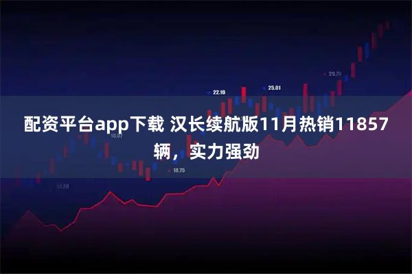 配资平台app下载 汉长续航版11月热销11857辆,实力强劲